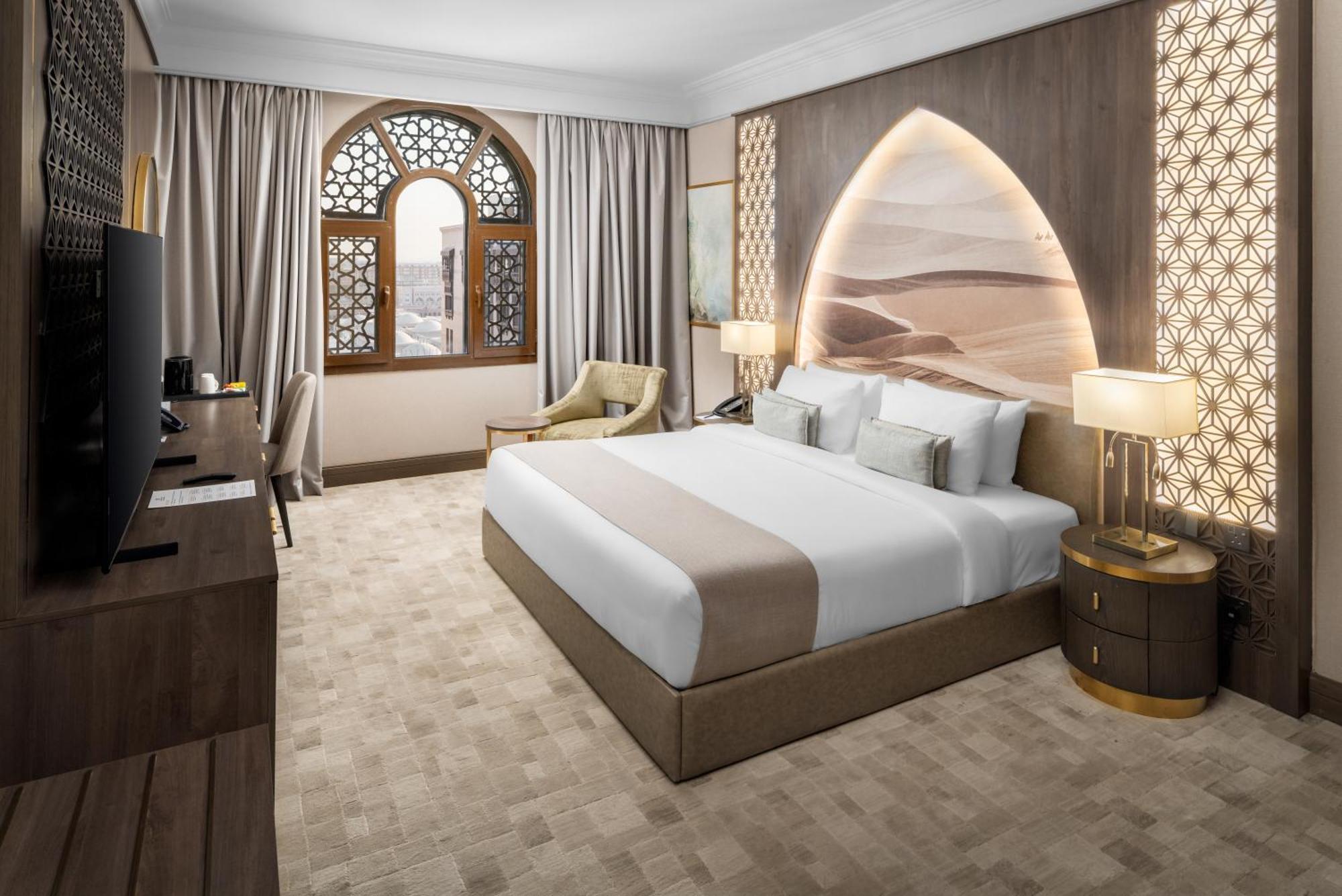 Отель Dar Aleiman Al Haram Медина Экстерьер фото A guest room at the hotel
